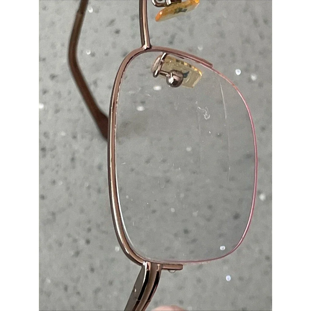 NAUTICA N 7134 005 DARK BROWN 50-18-140 FLEX HINGES Frames ONLY Half Rim Bronze